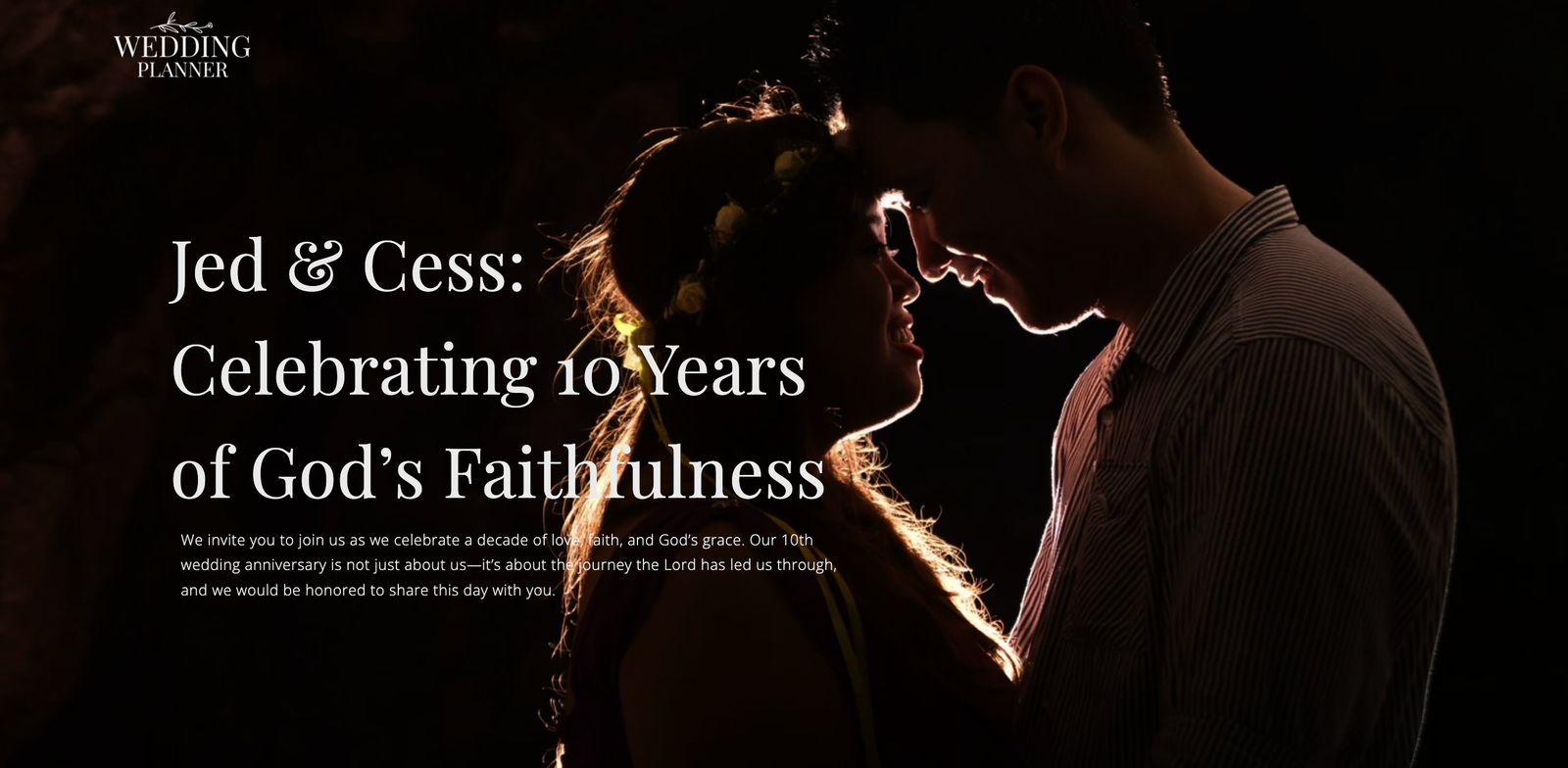 Jed and Cess 10 Years of God’s Faithfulness