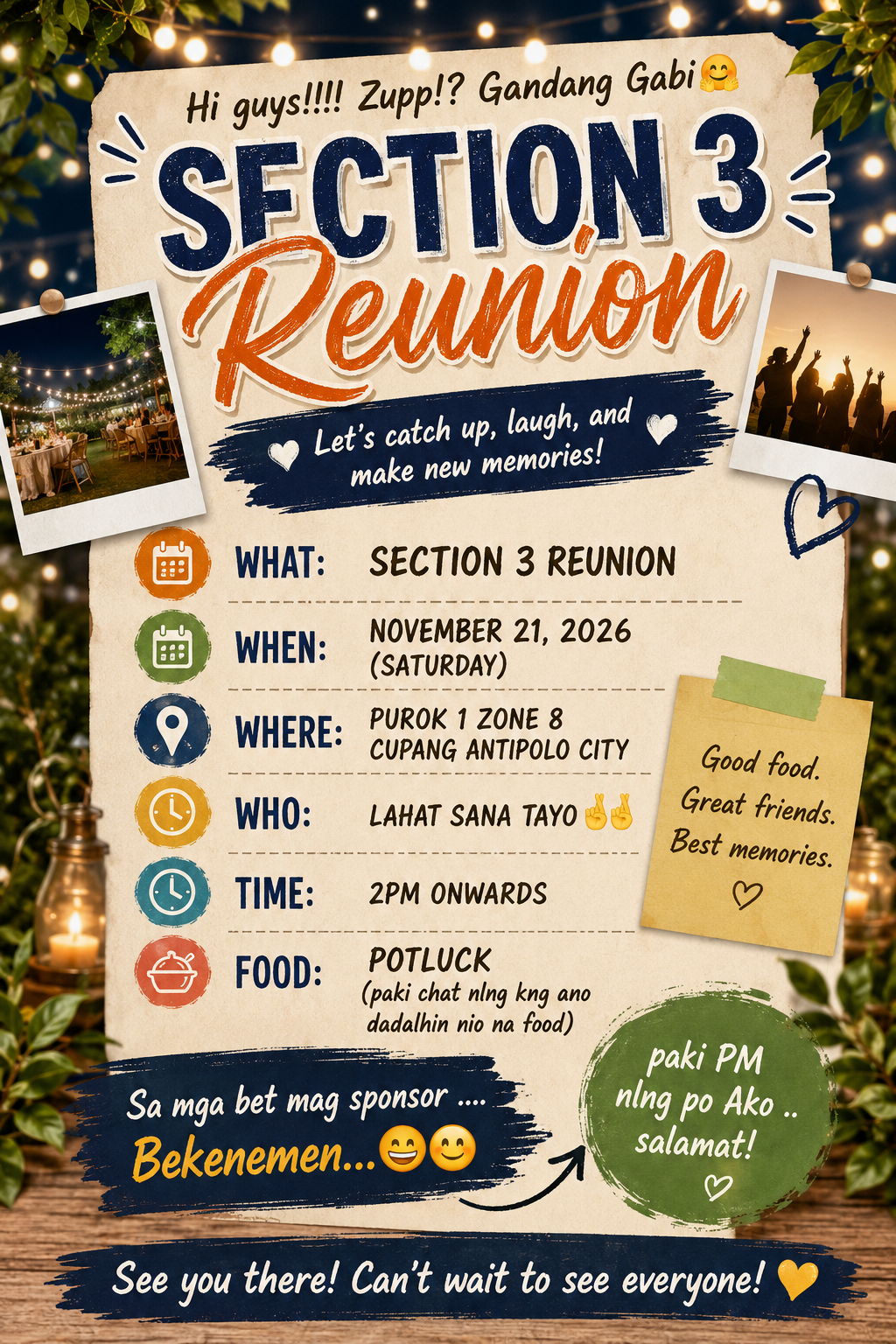 Section 3 Reunion